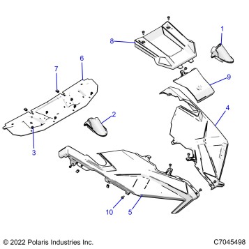 BODY, HOOD - Z23RAD92AK/BK/AS/BS (C7045498)