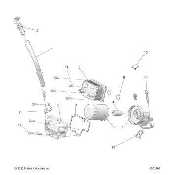 ENGINE, DIPSTICK AND OIL FILTER - Z23NAE99A/99B (C703196)