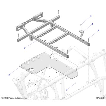 CHASSIS, BOX MOUNTING - Z26RPK2KAR/BR/AV/BV/AC/BC/AJ/BJ (C750080)