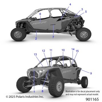 BODY, DECALS GRAPHICS - Z26R4K2KAC/BC (901165)