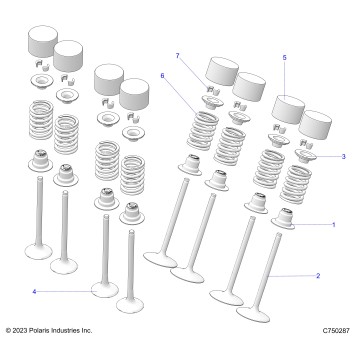 ENGINE, VALVES - Z25XPD92A/92B (C750287)
