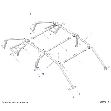CHASSIS, CAB FRAME - Z25S4B92AF/BF (C750615)