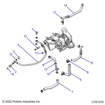ENGINE, TURBO, COOLING AND OIL - Z23RAB92A/92B (C701375)
