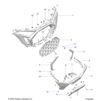 BODY, FRONT BUMPER - Z25SPB92AF/BF (C750449)