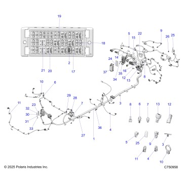 ELECTRICAL, WIRE HARNESS, CHASSIS - Z26R4K2KAC/BC/AR/BR/AJ/BJ/AV/BV (C750958)