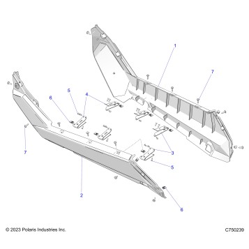 BODY, ROCKERS - Z25XPD92A/92B (C750239)