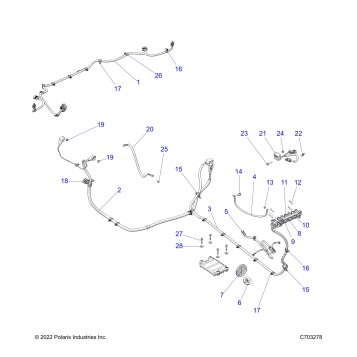 ELECTRICAL, WIRE HARNESS, PERIPHERAL - Z23RMU2KAN/BN (C703278)