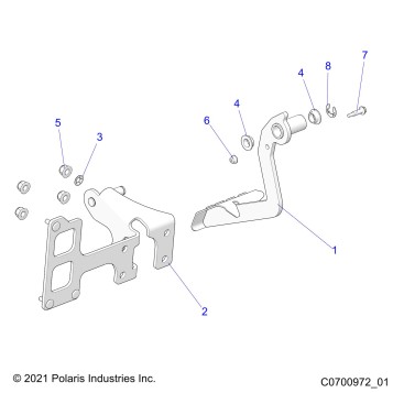 BRAKES, PEDAL AND MASTER CYLINDER - Z23ASA87A2(C0700972_01)
