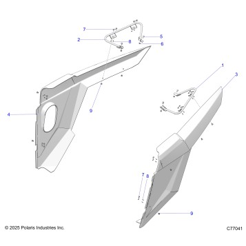 BODY, REAR FENDERS - Z26RRL2KAL (C77041)