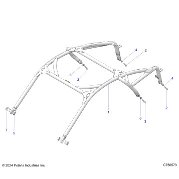 CHASSIS, CAB FRAME - Z25RPE2KA4/B4 (C750573)