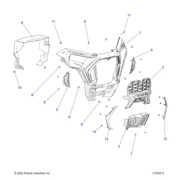BODY, FRONT BUMPER - Z23ASA87A2 (C0704747-6)