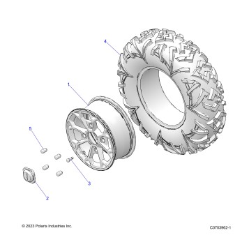 WHEELS, FRONT - Z25NEE99A4/B4/A5/B5 (C700112-1)