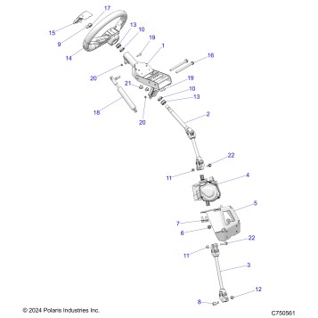 STEERING, STEERING ASM. - Z25NMB99A4/B4 (C750561)
