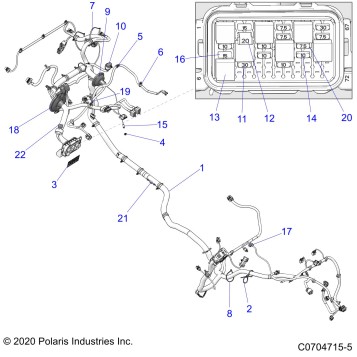 ELECTRICAL, WIRE HARNESS - Z25ASK99A6/B6 (C0704715-5)