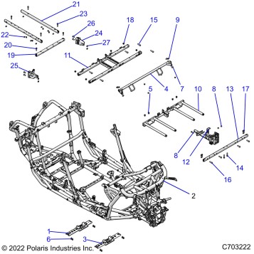 CHASSIS, MAIN FRAME - Z23G4D92AL/BL/AE/BE (C0705763)