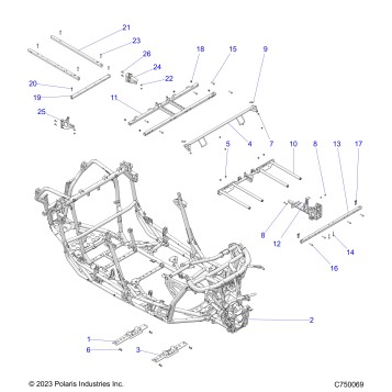 CHASSIS, MAIN FRAME - Z24G4E92AL/BL (C750069)