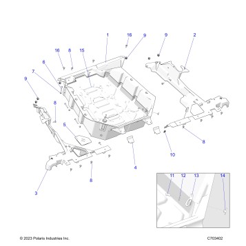 BODY, CARGO BOX - Z24RGD2KAH/AL/BH/BL (C703402)