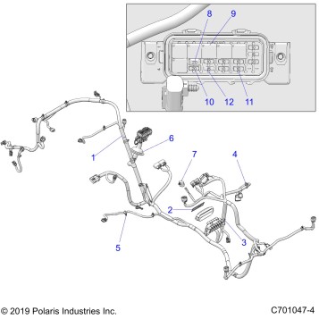 ELECTRICAL, WIRE HARNESS - Z20CHE57AM (C701047-4)
