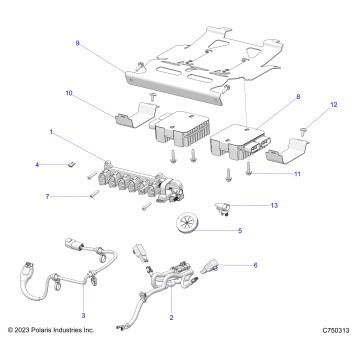 ELECTRICAL, WIRE HARNESS, PERIPHERAL - Z25XPD92A/92B (C750313)