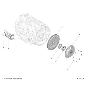 ENGINE, STARTER, FLYWHEEL AND RELATED - Z26RPK2KAR/BR/AV/BV/AC/BC/AJ/BJ (C750208)