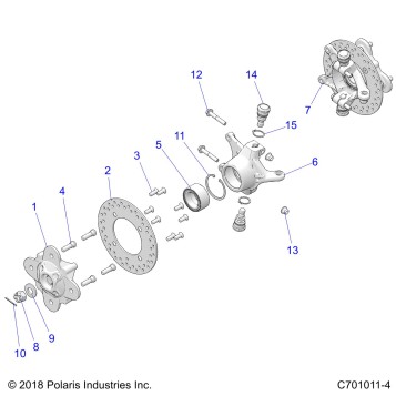 SUSPENSION, FRONT CARRIER - Z22ASA87A2(C701011-4)