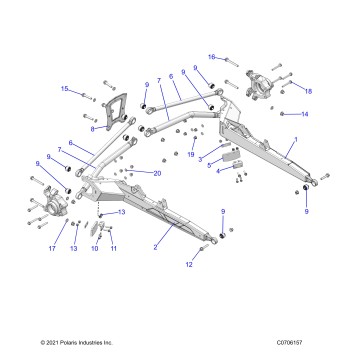 SUSPENSION, REAR CONTROL ARMS - Z22M4E92AD/AG/AJ/BD/BG/BJ (C0706157)