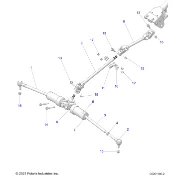 STEERING, LOWER - Z23HCB18A2/B2 (C0201100-2)