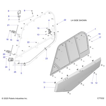 BODY, DOORS - Z25RRL2KAL (C77032)