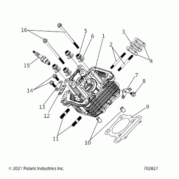 ENGINE, CYLINDER HEAD ASM. - Z26HCA18A4/A7/B4/B7 (702827)