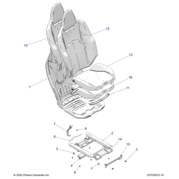 BODY, SEAT ASM. REAR - Z26NMX99A4/A6 (C0703972-10)