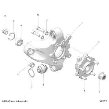 SUSPENSION, REAR CARRIER - Z26RRL2KAL (C77003)