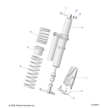 SUSPENSION, REAR SHOCK & MOUNTING - Z26SPD92AN/AH/BN/BH (C750871)