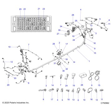 ELECTRICAL, WIRE HARNESS, CHASSIS - Z26S4D92AN/AH/BN/BH (C750962)