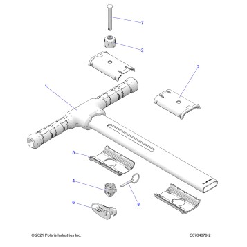 BODY, GRAB BAR, PASSENGER - Z26NMX99A4/A6 (C0704079-2)