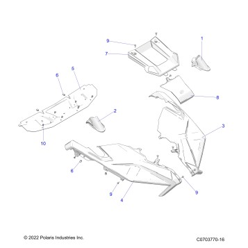 BODY, HOOD, RIDE COMMAND - Z23G4C92AL/BL (C0703770-8)