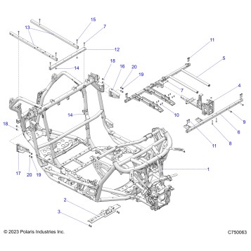 CHASSIS, MAIN FRAME - Z24GAE92A/92B (C750063)
