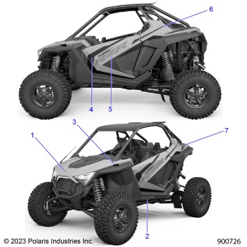 BODY, DECALS, GRAPHICS - Z24GAD92AN/92BN (900726)