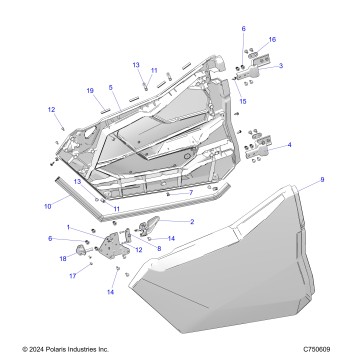BODY, DOORS - Z25XPD92A/92B (C750609)