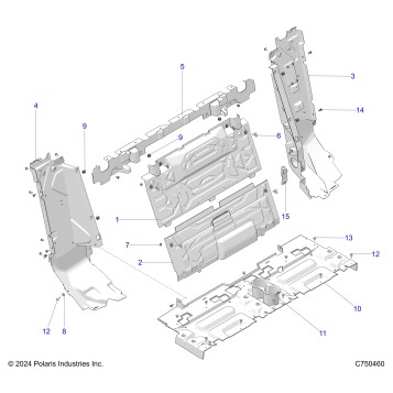 BODY, REAR CLOSEOFF - Z25X4B92AP/BP (C750460)