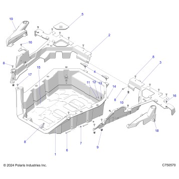 BODY, CARGO BOX - Z25RPE2KA4/B4 (C750570)