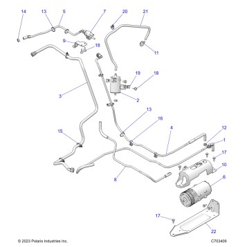 FUEL SYSTEM, LINES, EVAP - Z26ASF99A6 (C703190)