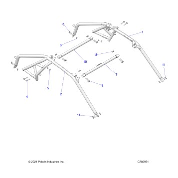 CHASSIS, CAB FRAME - Z23GAD92A/92B (C702971)