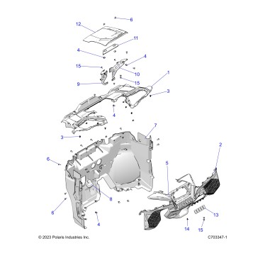 BODY, DASH - Z25NEE99A4/B4/A5/B5 (C703347-1)
