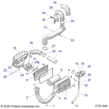 ENGINE, AIR INTAKE SYSTEM - Z22N4M99AR (C701345)