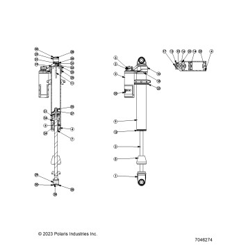 SUSPENSION, FRONT SHOCK INTERNALS - Z26NMS99A4/A6 (7046274)