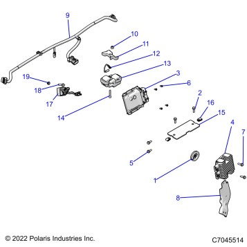 ELECTRICAL, HARNESS COMPONENTS - Z22A5P87A5 (C701024-3)