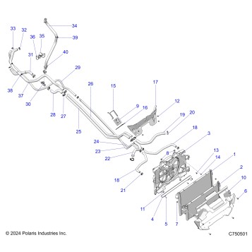 ENGINE, COOLING - Z25SPE92A4/B4 (C750501)