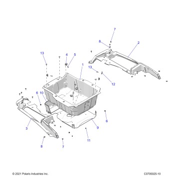 BODY, REAR RACK - Z26NMX99A4/A6 (C0705025-10)
