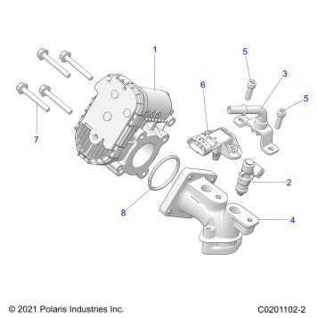 ENGINE, THROTTLE BODY and FUEL RAIL - Z26HCA18A4/A7/B4/B7 (0201102-2)