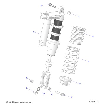 SUSPENSION, FRONT SHOCK MOUNTING - Z26SPD92AN/AH/BN/BH (C750872)